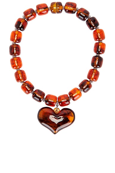 Julietta Amore Necklace in Brown