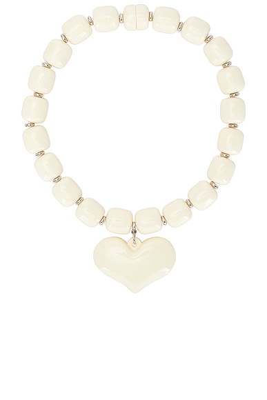 Amore Necklace in Ivory