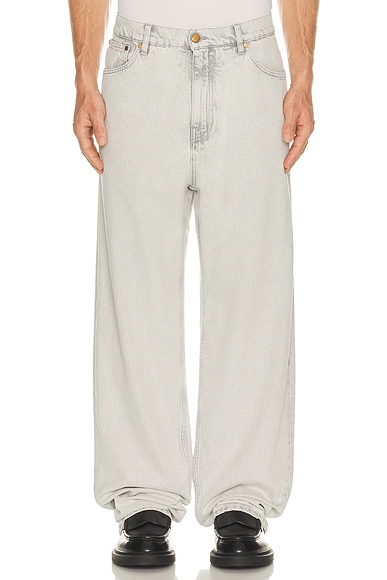 Jil Sander Denim Trouser 4 Treated Cv in Slate