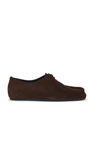 Suede Calf Leather Lace Up