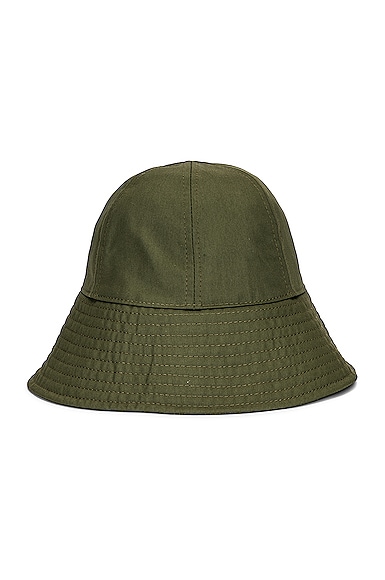 Jil Sander Bucket Hat in Army