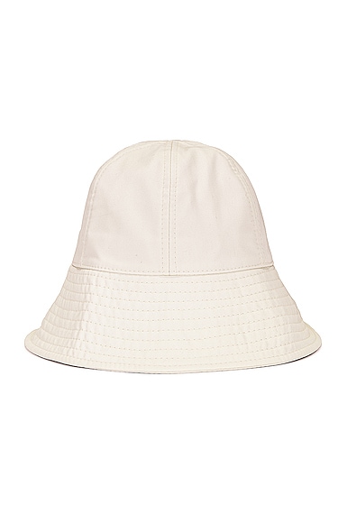 Jil Sander Bucket Hat in White