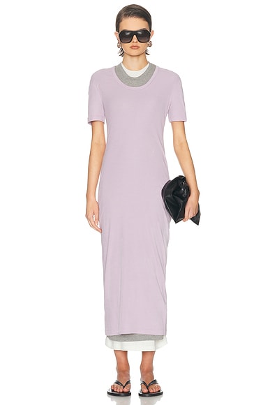Jil Sander Kit Dress in Faded Liliac