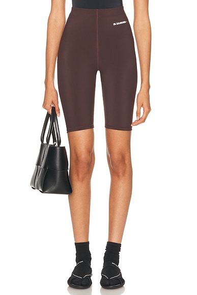 Jil Sander Biker Short in Ganache