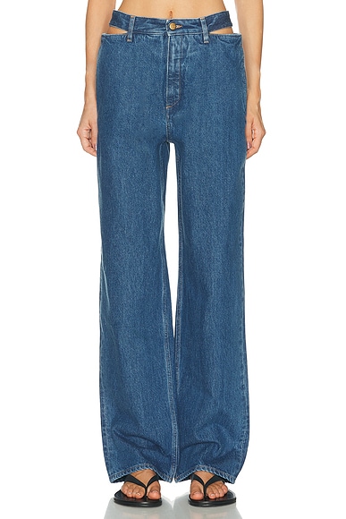 Jil Sander Straight Leg in Medium Denim