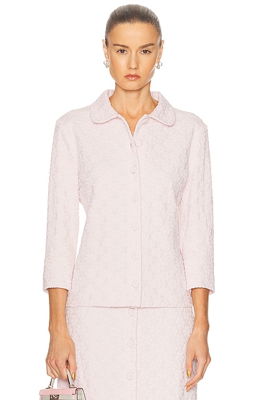 Jil Sander 3D Flower Top in Morganite