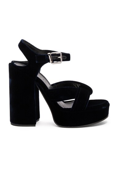 Platform Velvet Heels