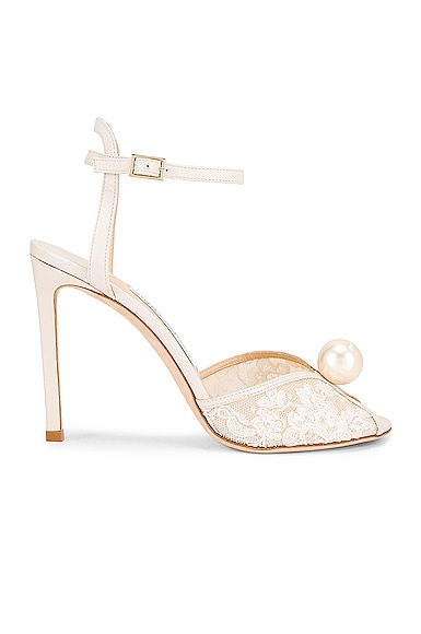 Sacora 100 Floral Lace with Pearl Sandal