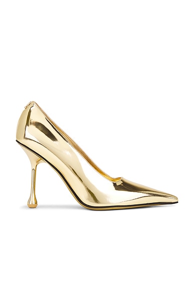 Jimmy Choo Ixia 95 Heel in Gold