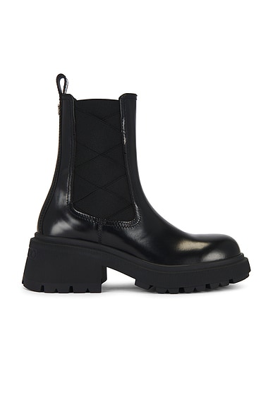 Jimmy Choo Louri Combat Boot in Black
