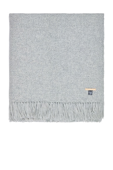 Large Alpaca Basketweave Throw