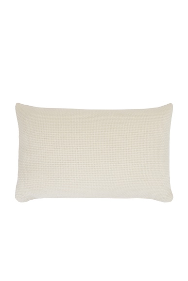 Alpaca Basketweave 14x22" Lumbar Pillow