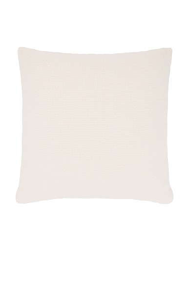 Alpaca Basketweave 24" Square Pillow