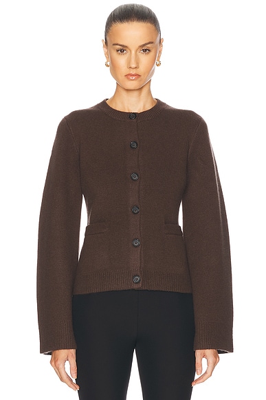 Jenni Kayne Cooper Cardigan in Chocolate