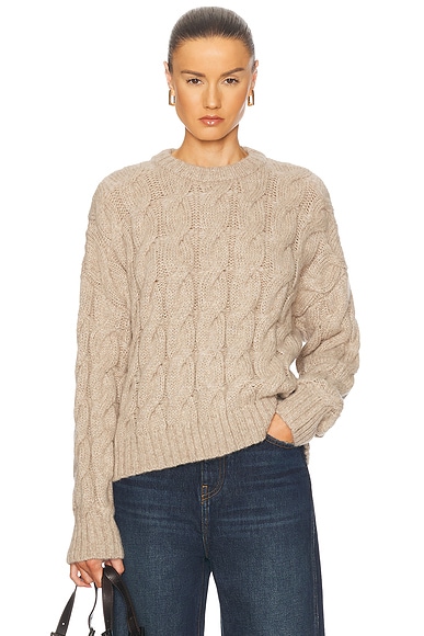 Cable Serena Crewneck Sweater