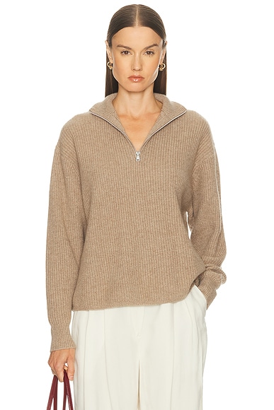 Cashmere Half Zip Sweater