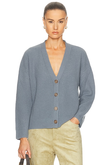 Cropped Cashmere Cocoon Cardigan
