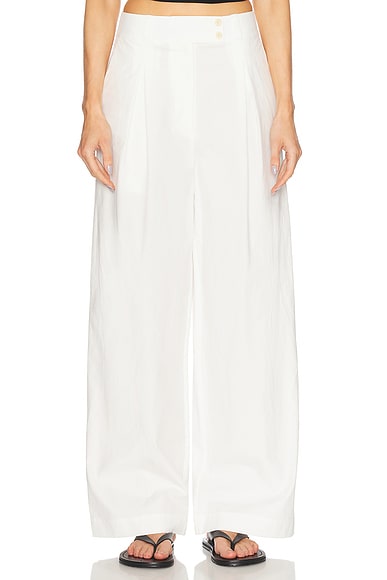 Jenni Kayne Newport Trouser in White