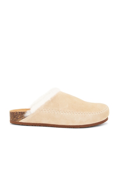 Shearling Lined Moc Clog