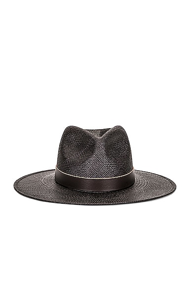 Janessa Leone Leni Hat in Charcoal