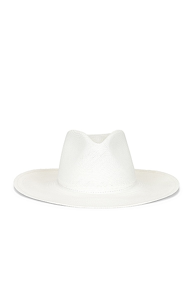 Janessa Leone Clifford Hat in Ivory