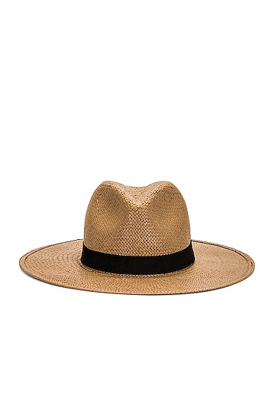 Janessa Leone Michon Packable Hat in Brown