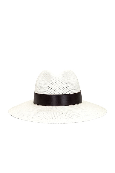 Janessa Leone Corbin Packable Hat in Cream