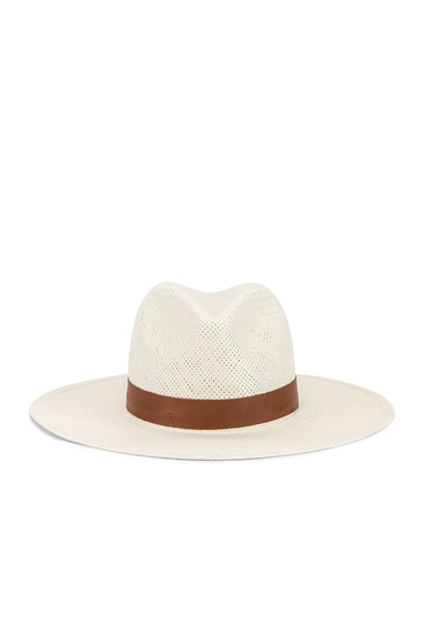 Janessa Leone Michon Packable Hat in White