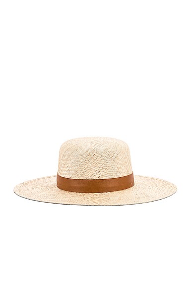 Janessa Leone Kerry Boater Hat in 