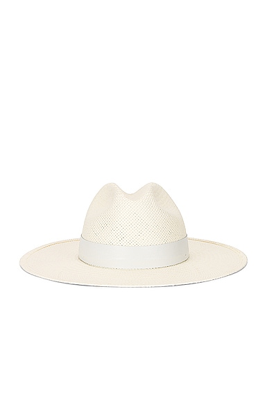 Janessa Leone Barbara Packable Hat In Bleach