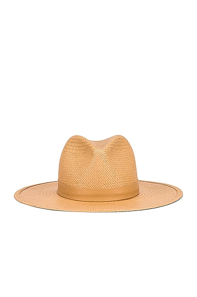 Janessa Leone Simone Packable Hat in Neutral