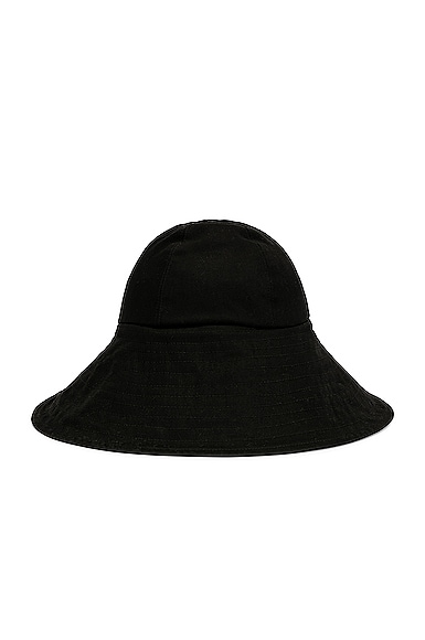 Janessa Leone Franco Packable Hat in Black