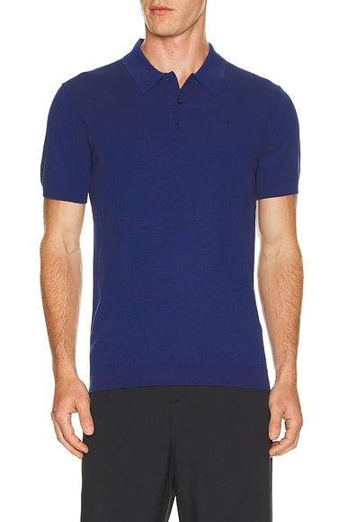 Ridge Knitted Polo