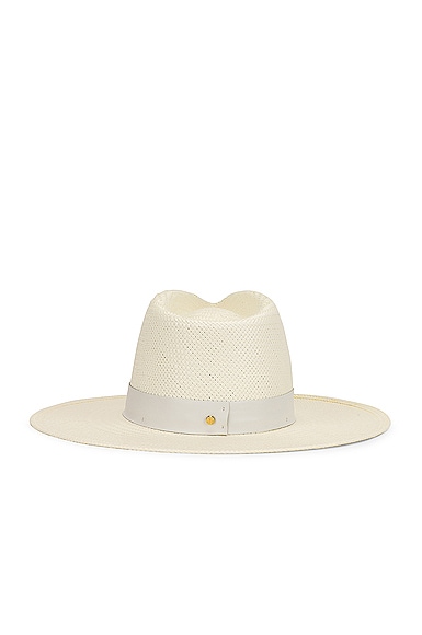 Shop Janessa Leone Hamilton Hat In Bleach