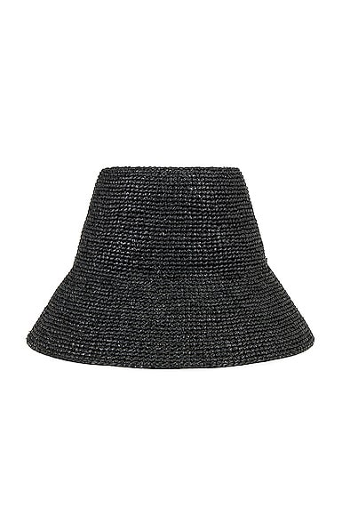 Shop Janessa Leone Felix Bucket Hat In Black
