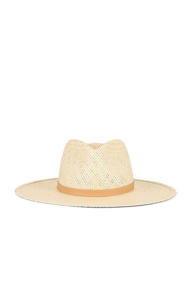 Janessa Leone Sherman Packable Hat In Natural
