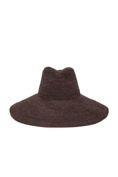 Janessa Leone Waverly Bucket Hat in Chocolate