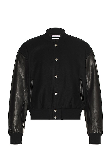 John Elliott Varsity Jacket In Black | ModeSens