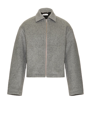 JOHN ELLIOTT Lexington Full Zip Blouson in Grey