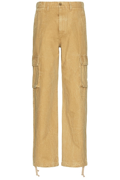 JOHN ELLIOTT Washed Corpus Cargo Pants in Desert