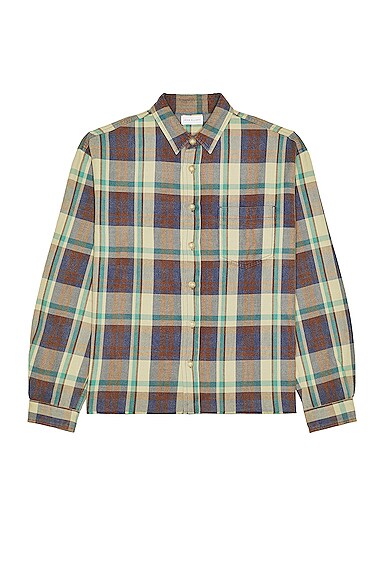 JOHN ELLIOTT Hemi Oversized Shirt in Blue