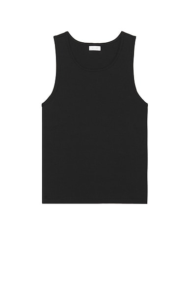 JOHN ELLIOTT Campus Rib Tank in Black