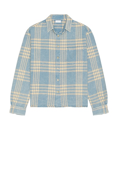 JOHN ELLIOTT Hemi Oversized Shirt in Speedway Check