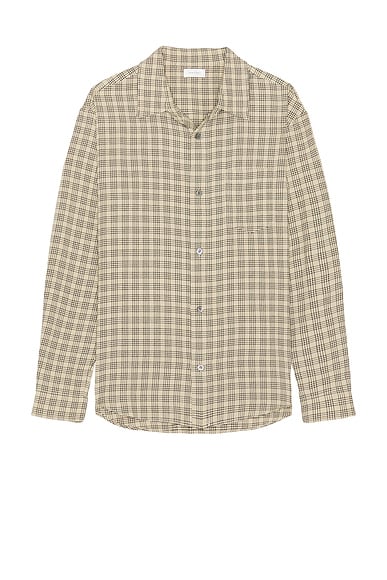 Our Legacy Above Shirt in Green Gilmore Check | FWRD Our Legacy Above Shirt in Green Gilmore Check | FWRD