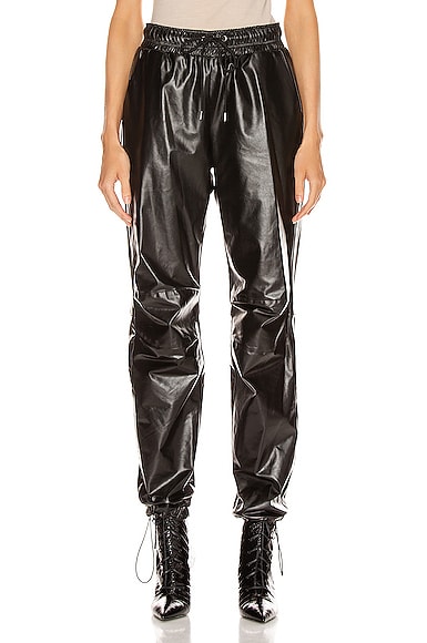 Oversized Leather Track Pant