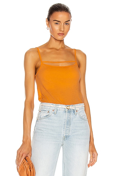 JOHN ELLIOTT Camisole Top in Orange