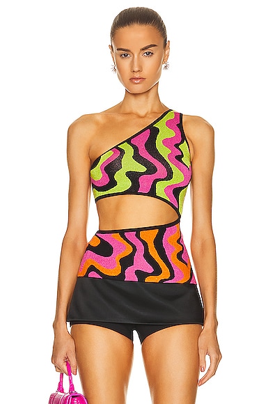 JoosTricot Cher Cut-Out Top in Multi