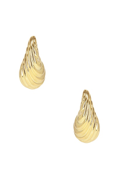 Jordan Road Spiaggia Earrings in 14k Gold Plated Brass