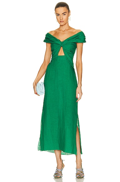 JOHANNA ORTIZ MAASAI MARA ANKLE DRESS