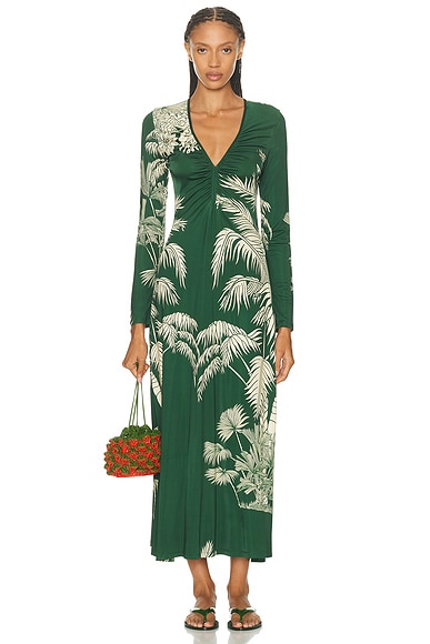 Alma Boradada Midi Dress